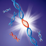 DNA mutation. Credit: Stock image.
