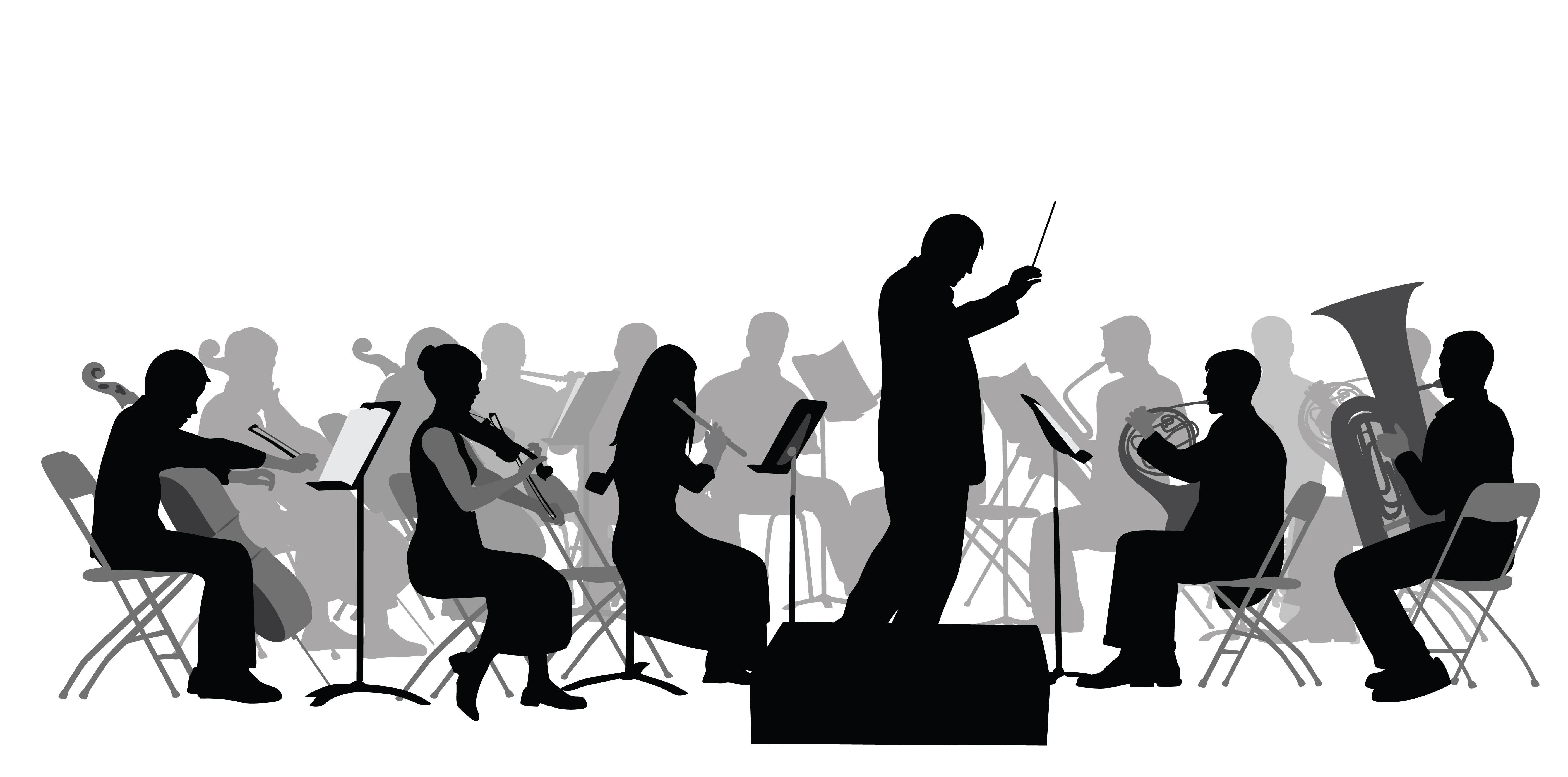 orchestra playing 