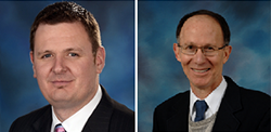 Professional headshots of Drs. Kenneth Remy and Hotchkiss, both in a suit and tie.